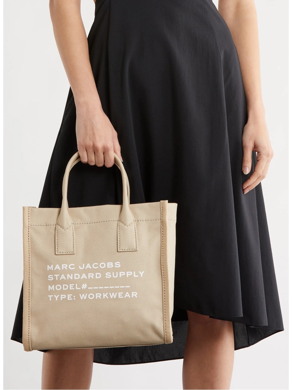 Marc Jacobs Medium Canvas Standard Supply Tote Beige